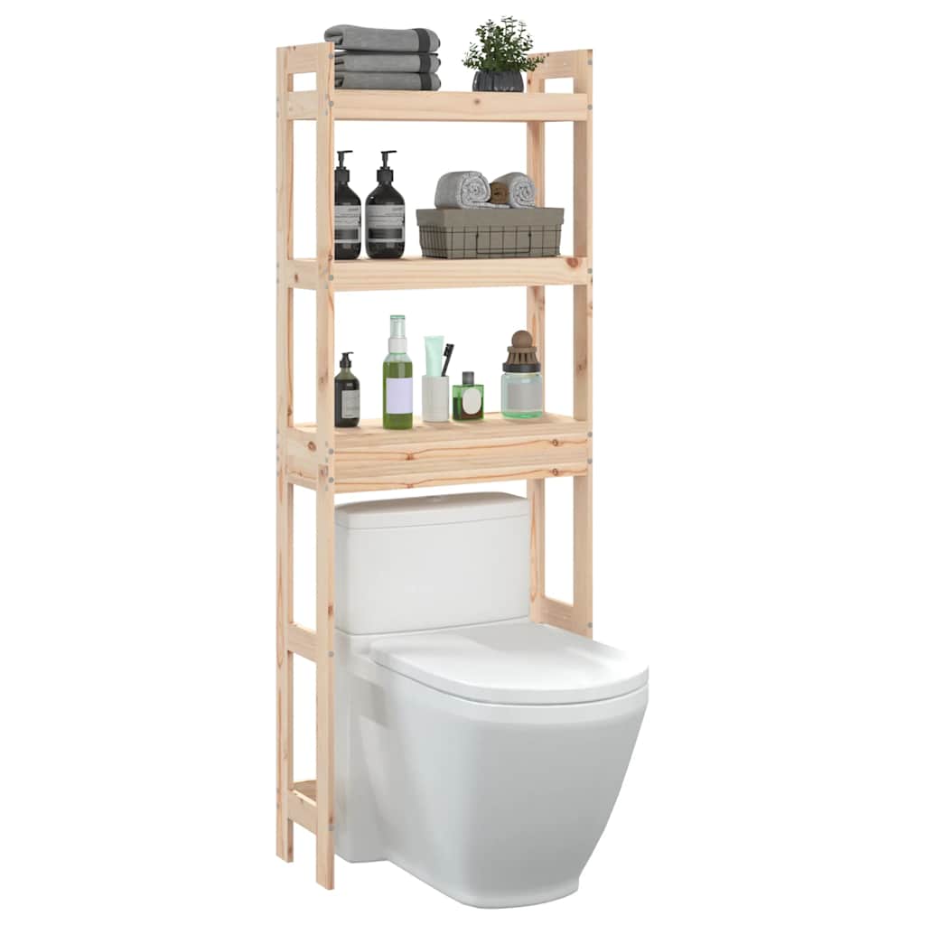 Étagère de toilettes 63x26x171 cm en pin massif