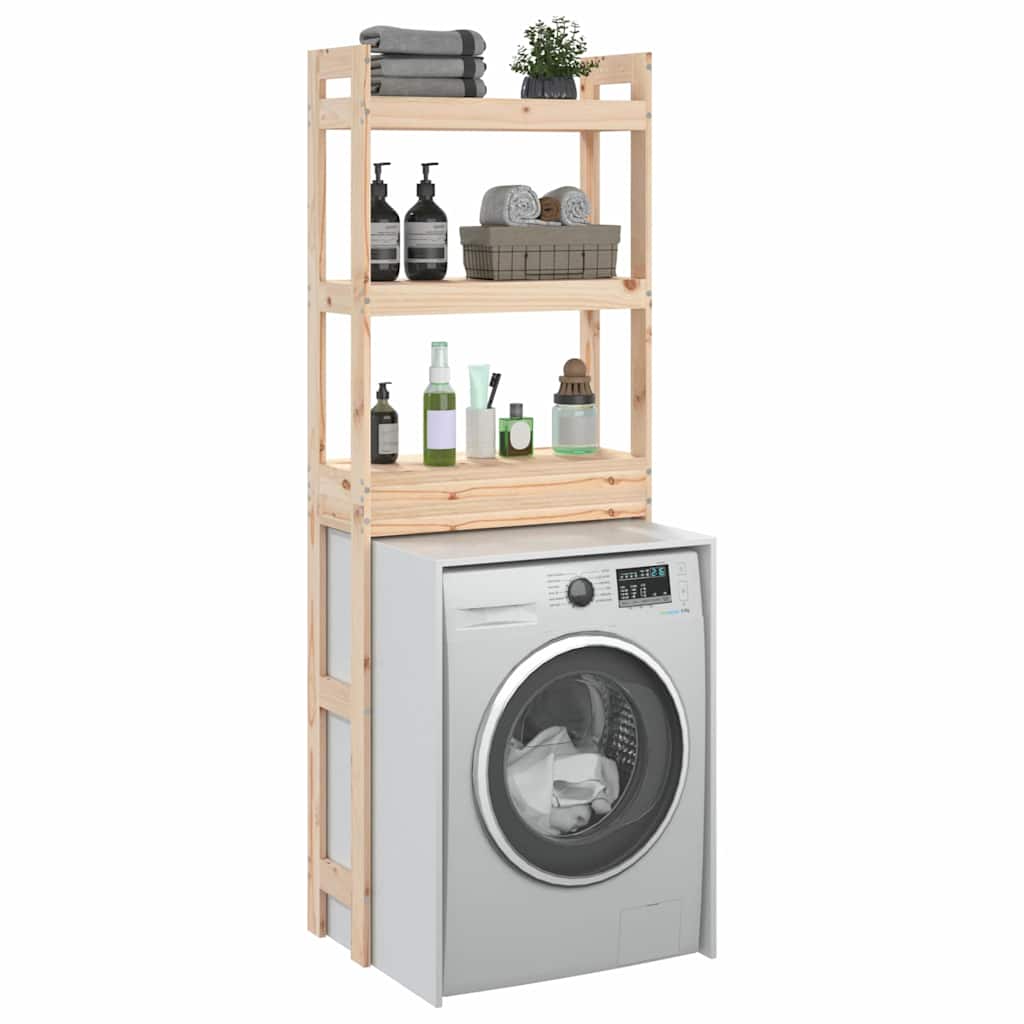 Étagère de toilettes 63x26x171 cm en pin massif