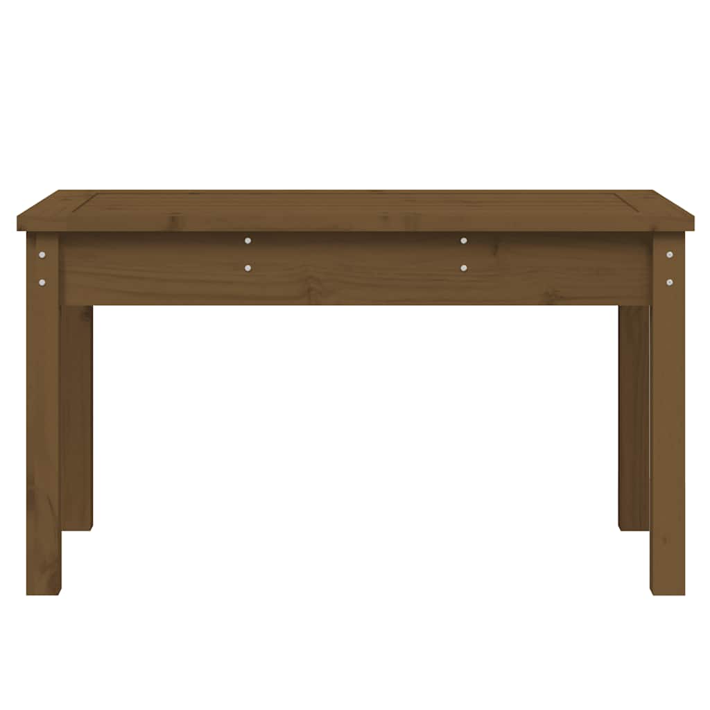 Gartenbank Honigbraun 80x44x45 cm Massivholz Kiefer