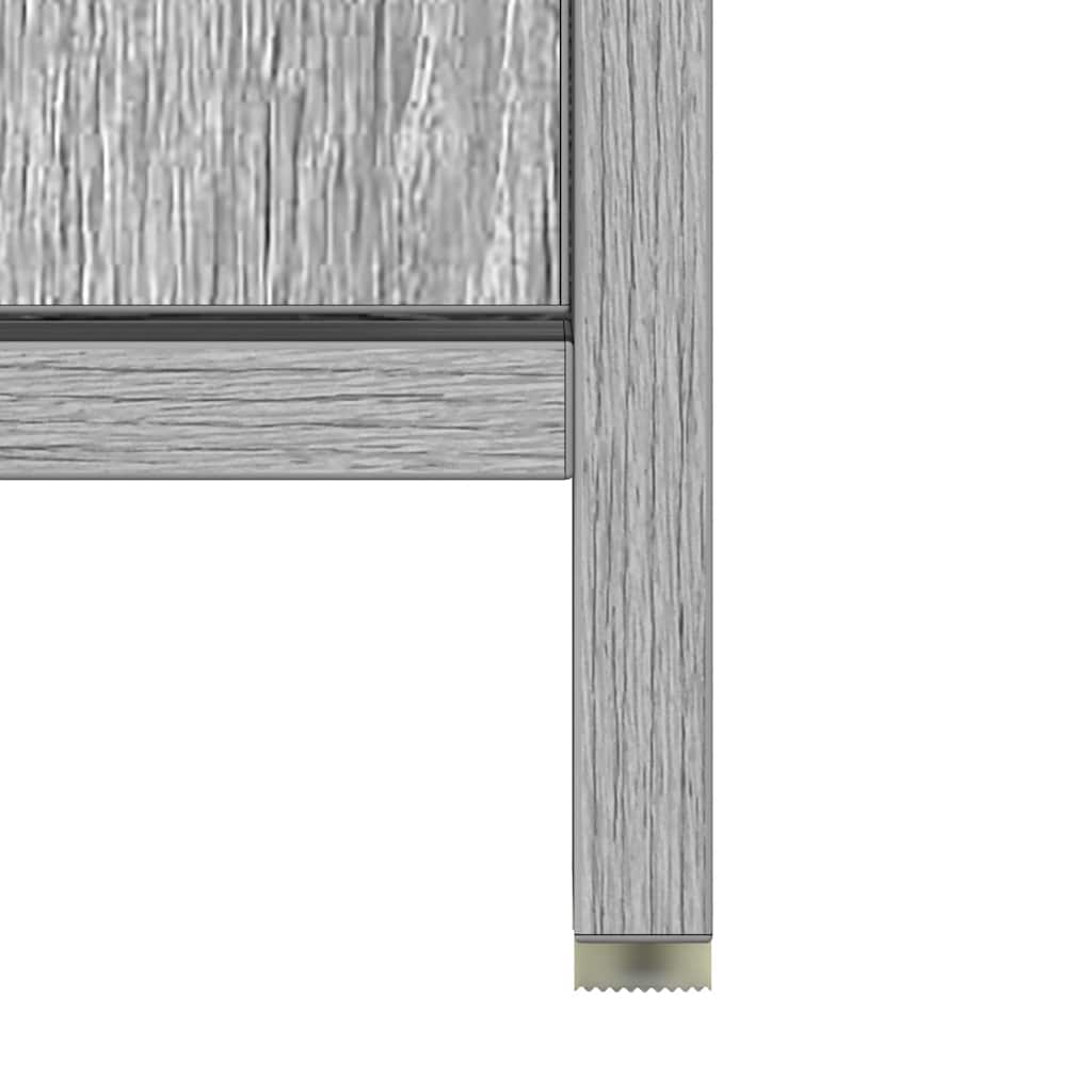 Badschrank Grau Sonoma 60x33x61 cm Holzwerkstoff