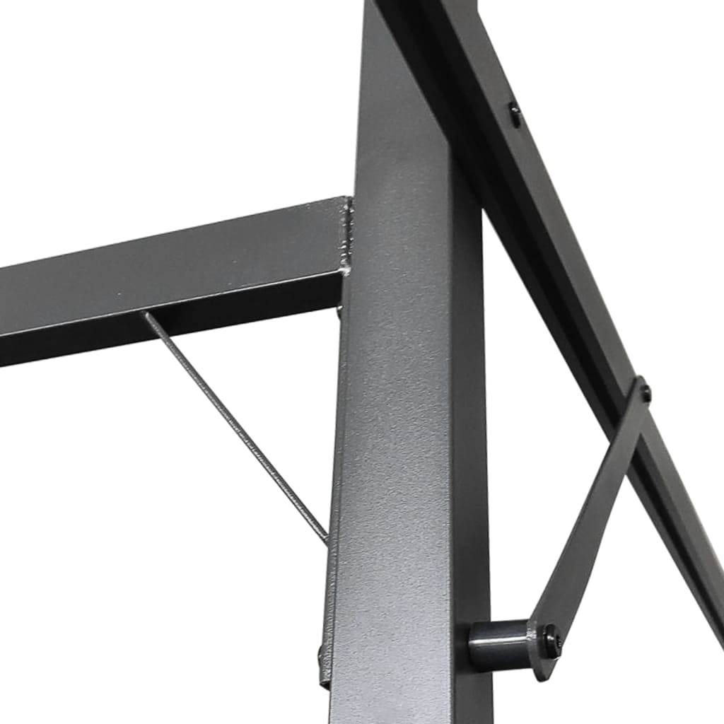 Pergola mit Schiebedach Anthrazit 589x292x230 cm