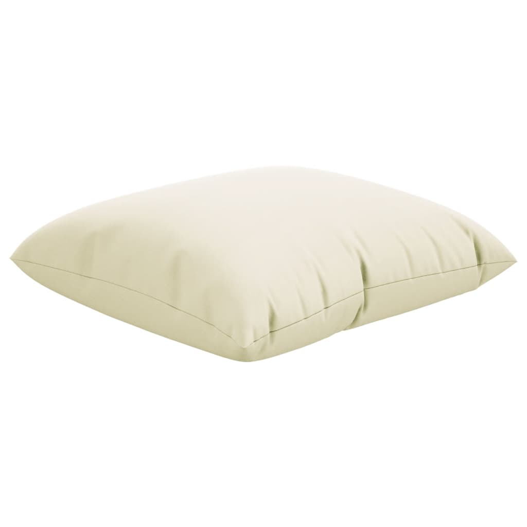 Sofa cushions 4 pcs. Cream 40x40 cm Fabric