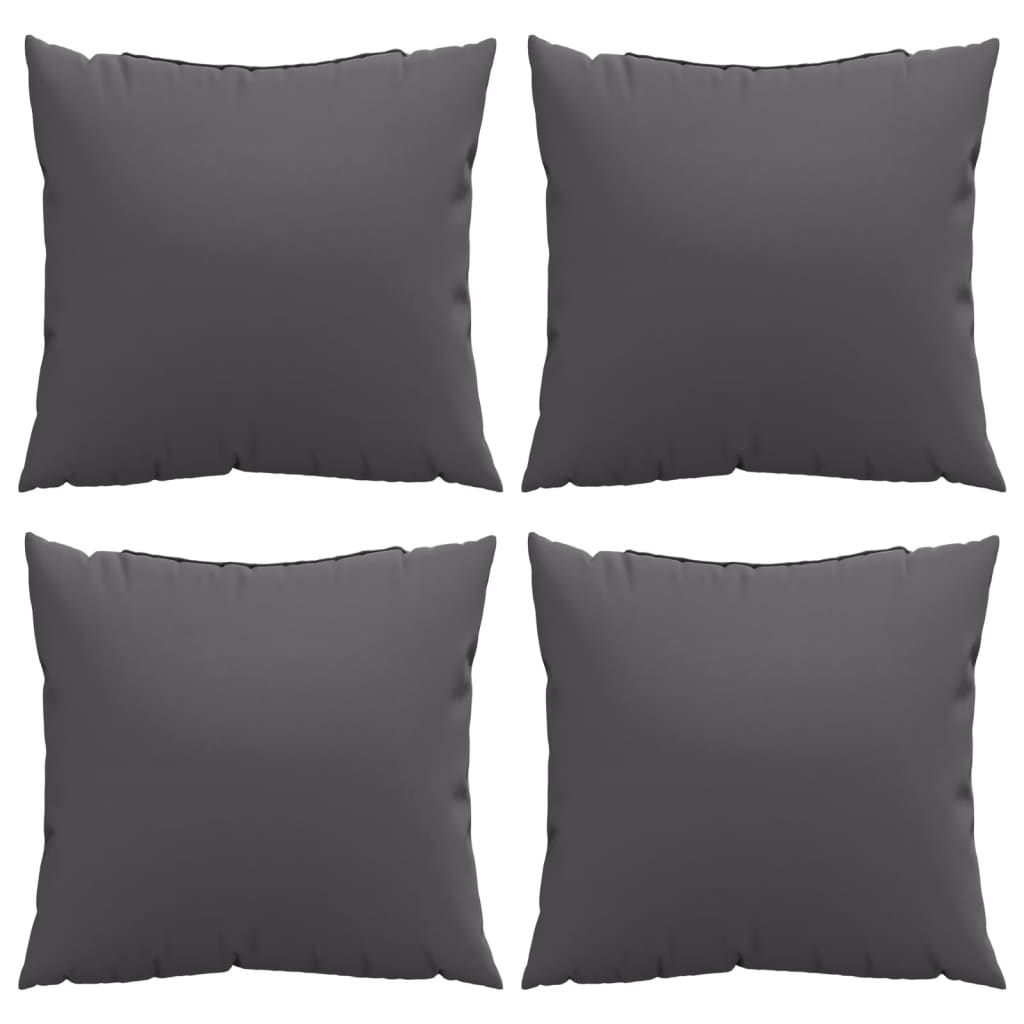 Sofa cushions 4 pcs. Anthracite 50x50 cm Fabric