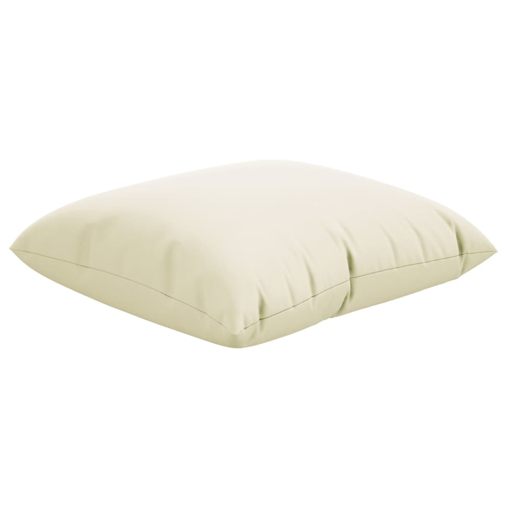 Couch Cushions, 4 pcs, Cream, 50x50 cm, Fabric