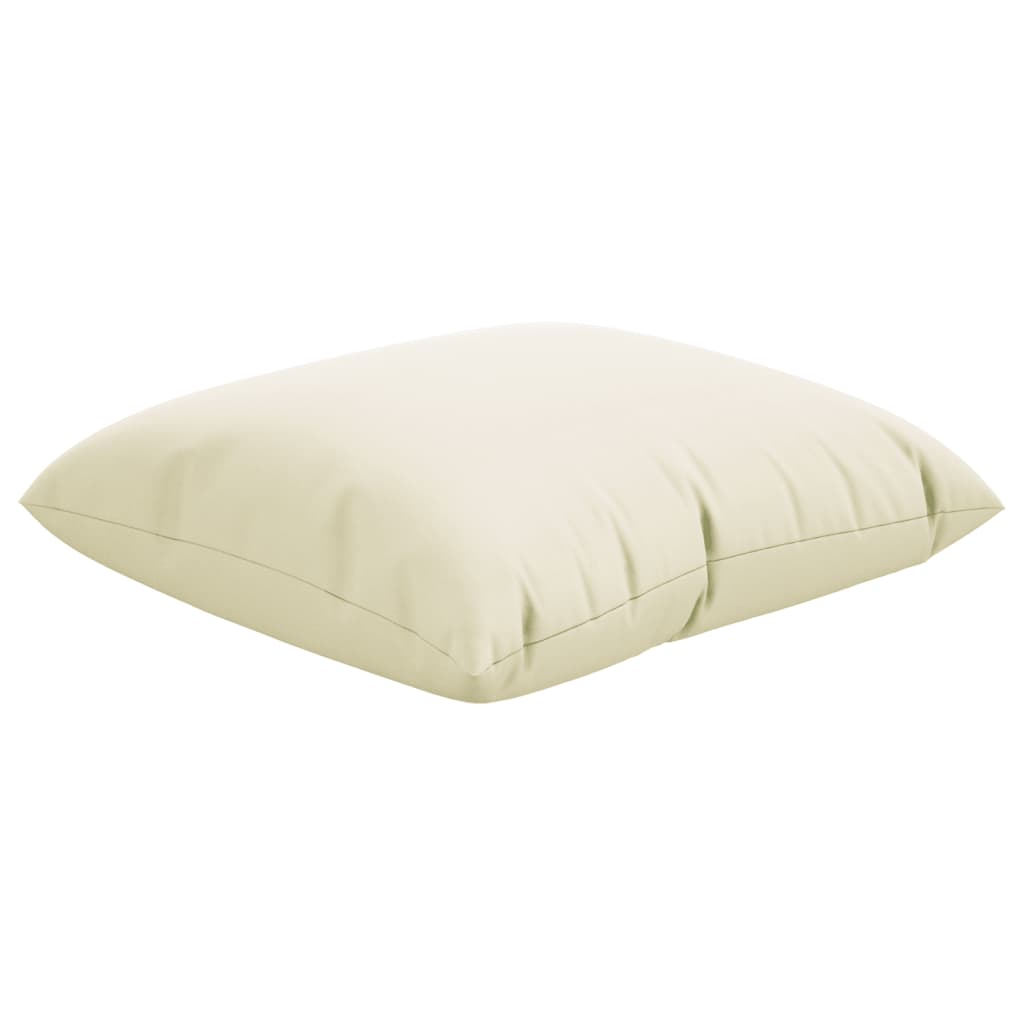 Sofa Cushions 4 pcs. Cream 60x60 cm Fabric