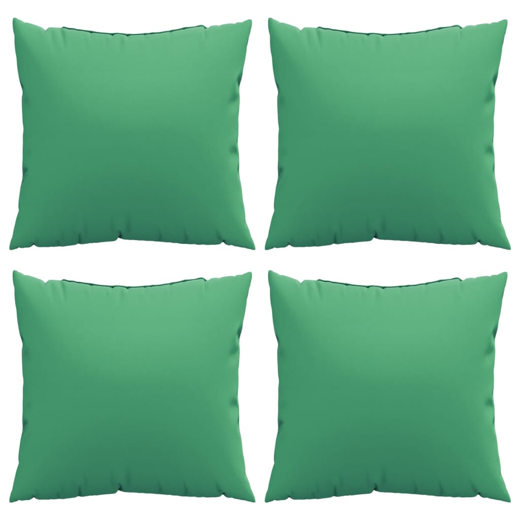 Couch cushions 4 pcs. Green 60x60 cm Fabric