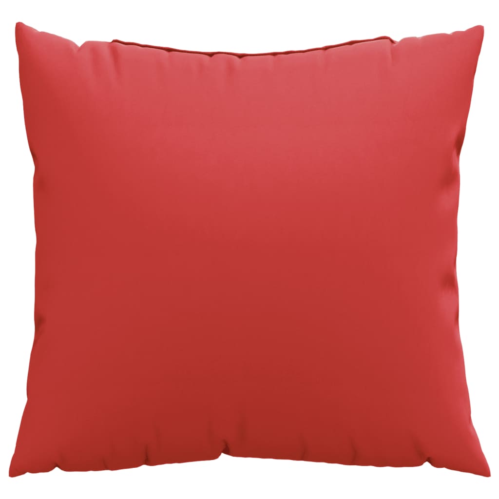 Sofa Cushions 4 pcs Red 60x60 cm Fabric