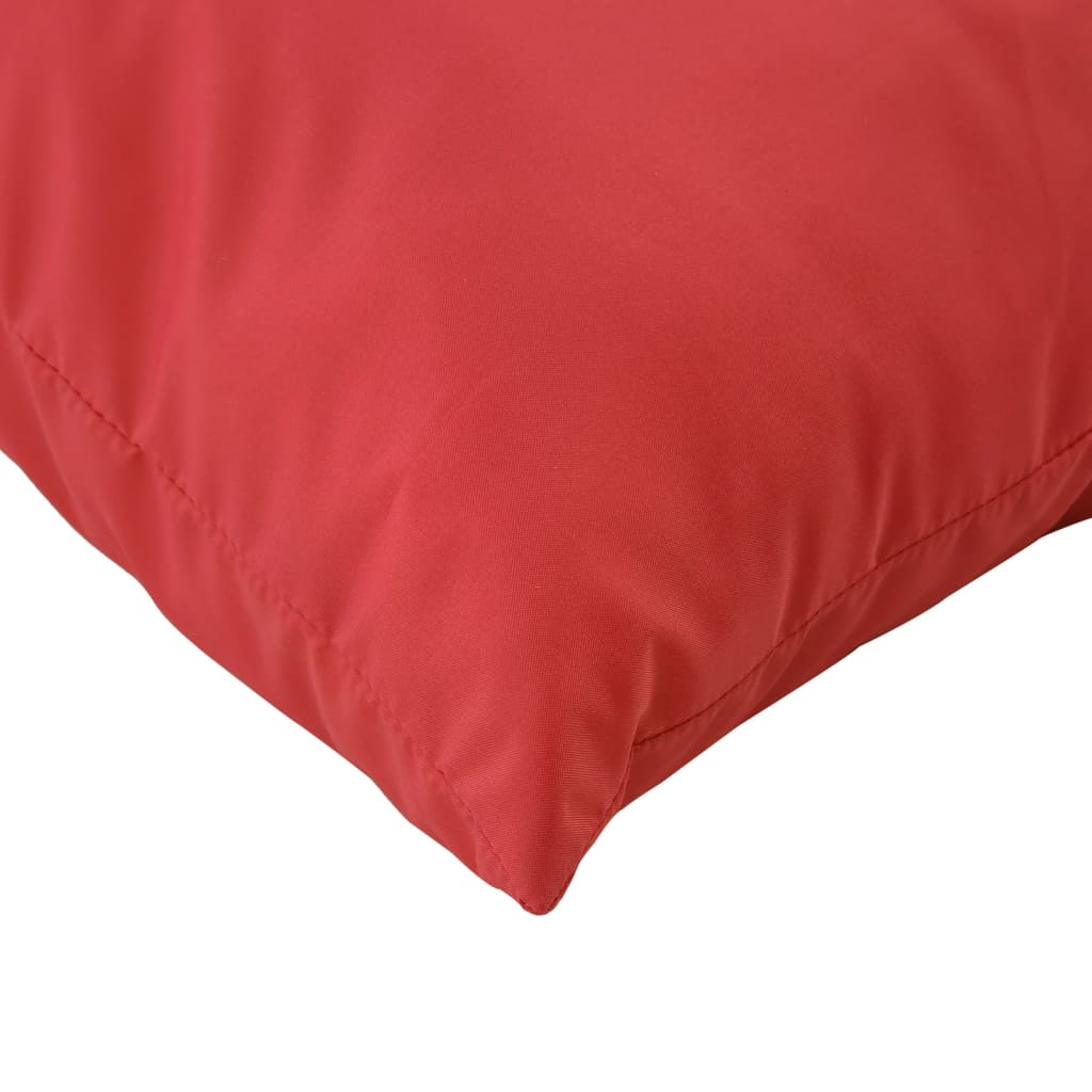 Sofa Cushions 4 pcs Red 60x60 cm Fabric