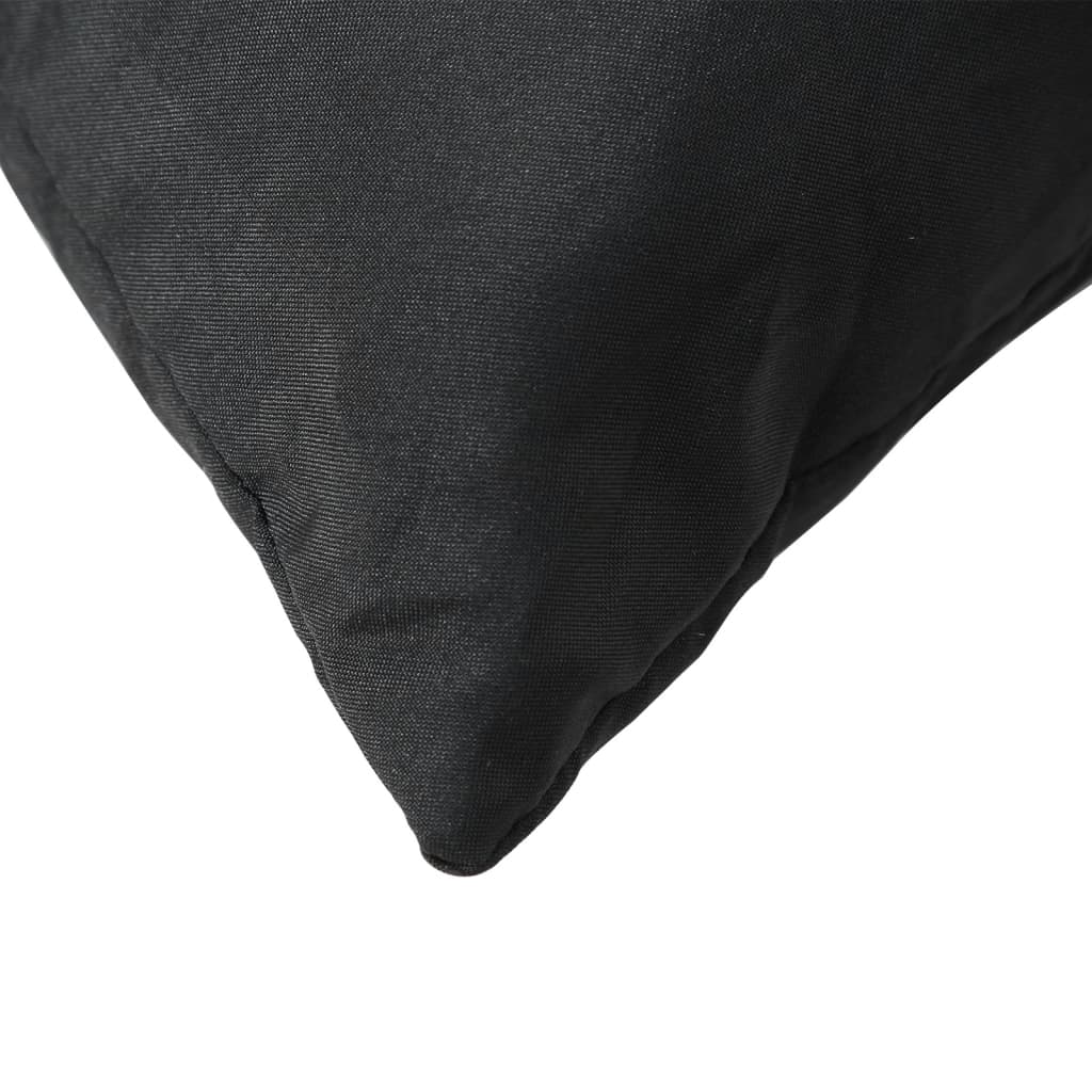 Sofa Cushions 4 pcs. Black 60x60 cm Fabric
