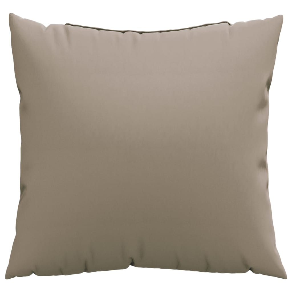 Coussins de canapé 4 pcs Taupe 60x60 cm Tissu