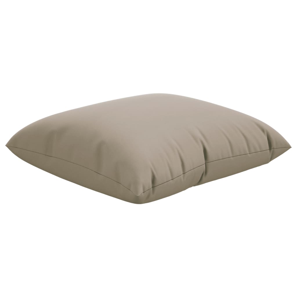 Coussins de canapé 4 pcs Taupe 60x60 cm Tissu