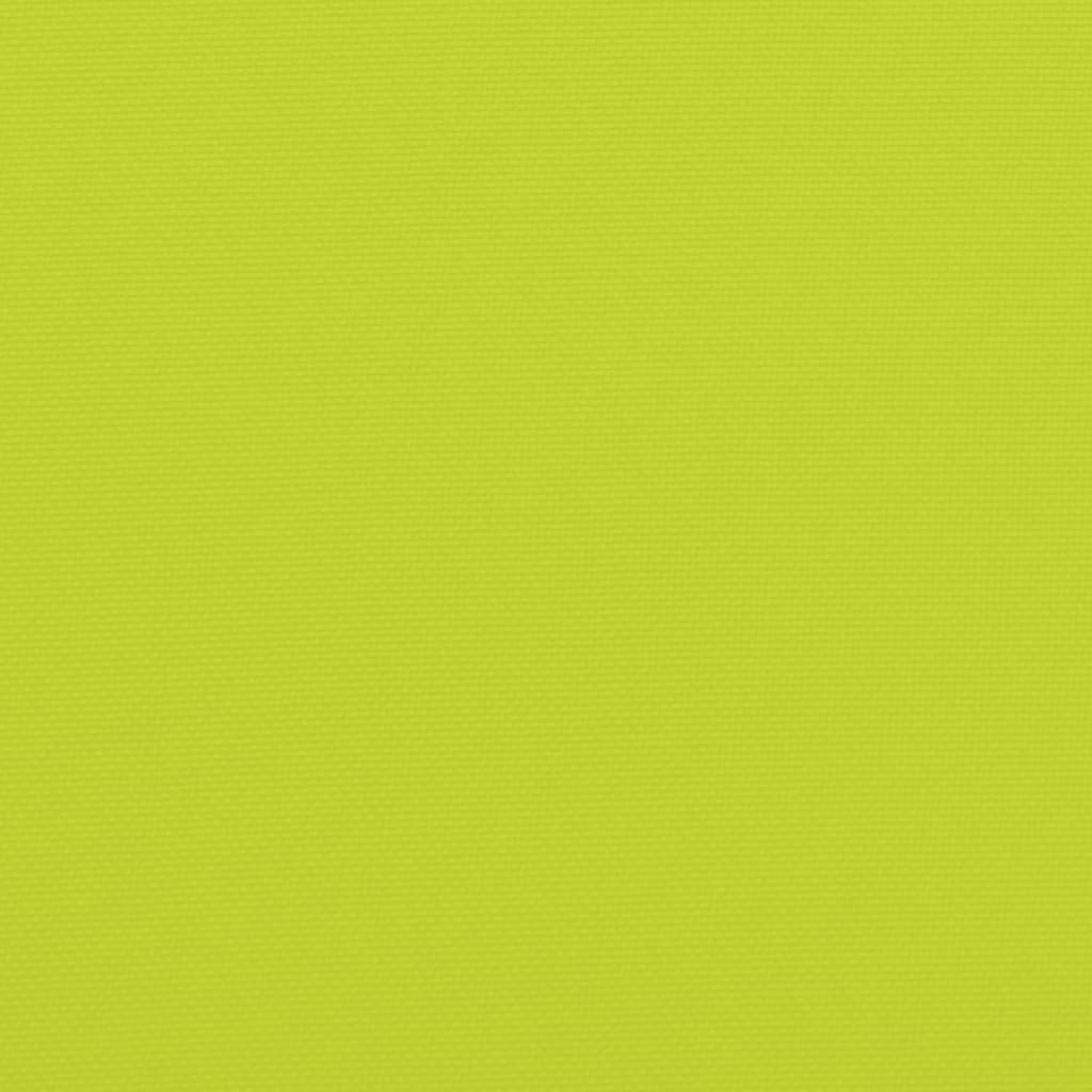 Coussin de palette vert vif 50x50x12 cm Tissu