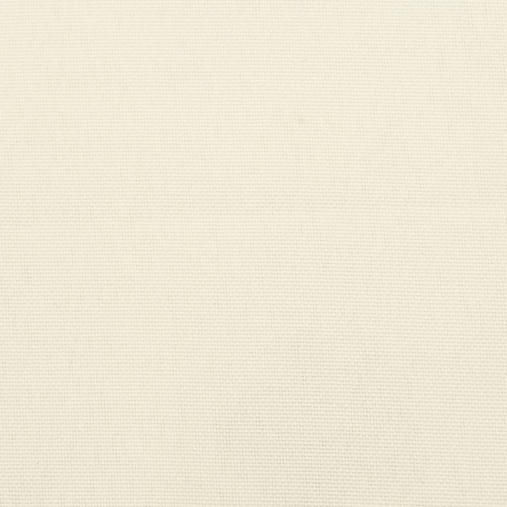 Coussin de palette crème 60x60x12 cm tissu