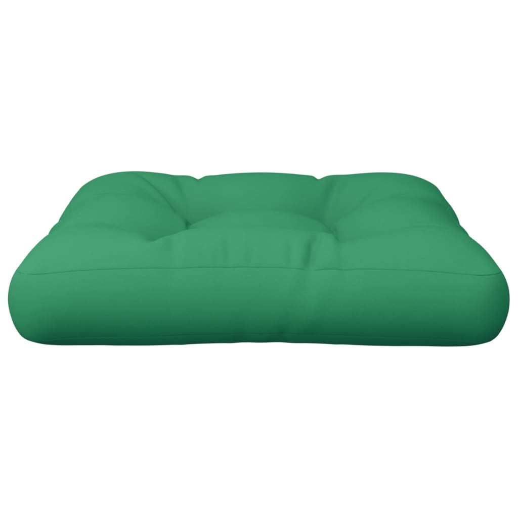 Green Pallet Cushion 60x60x12 cm Fabric
