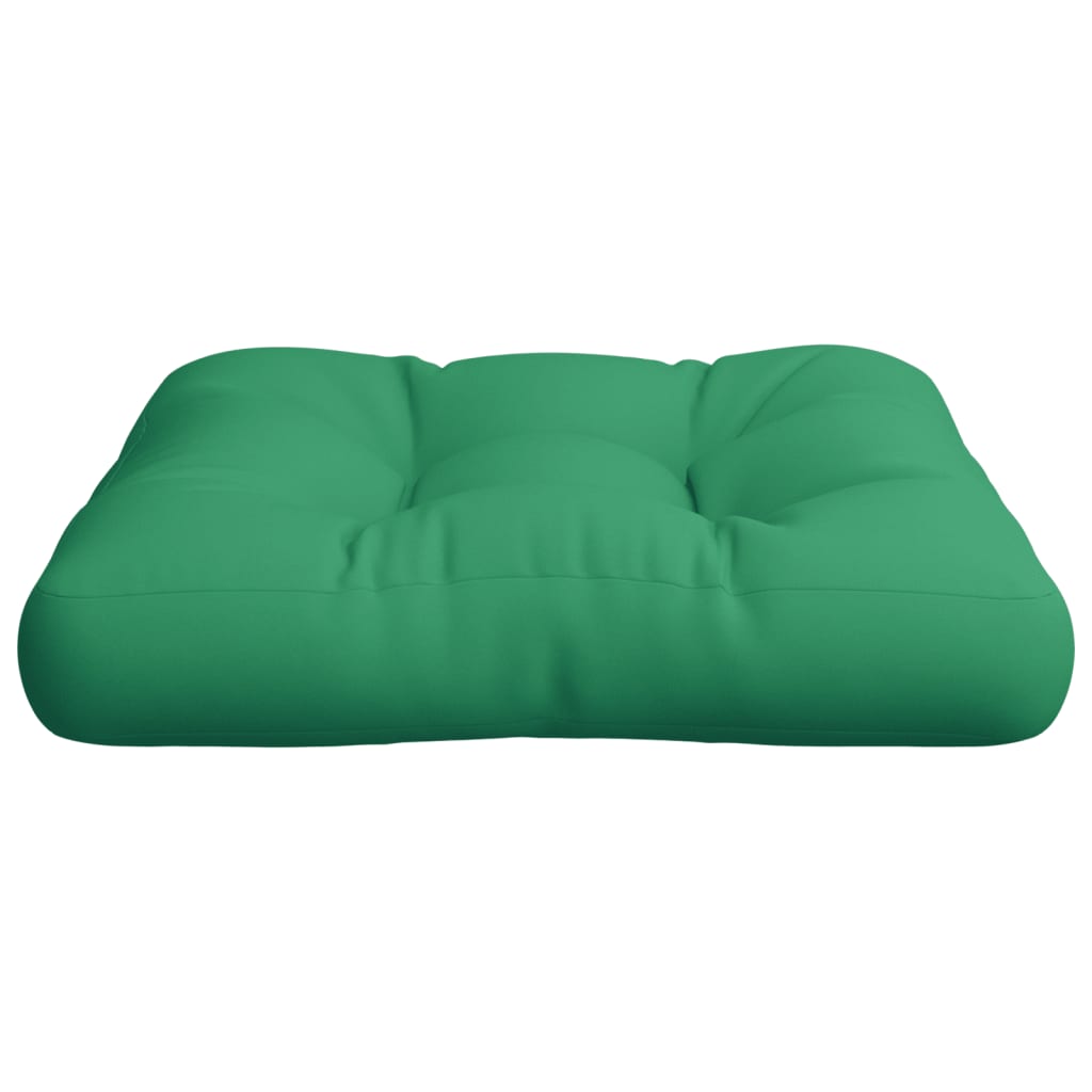 Green Pallet Cushion 60x60x12 cm Fabric