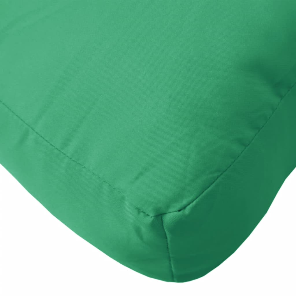 Green Pallet Cushion 60x60x12 cm Fabric