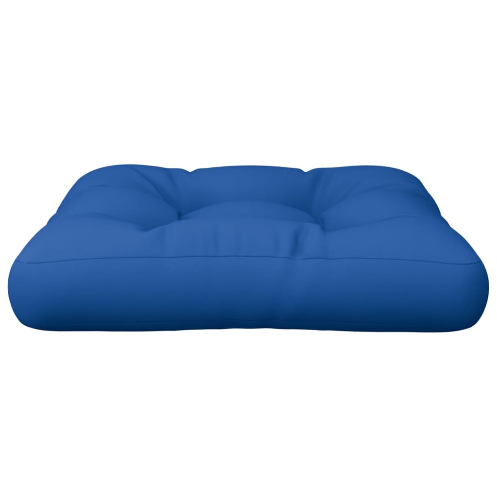 Coussin de palette bleu roi 60x60x12 cm Tissu