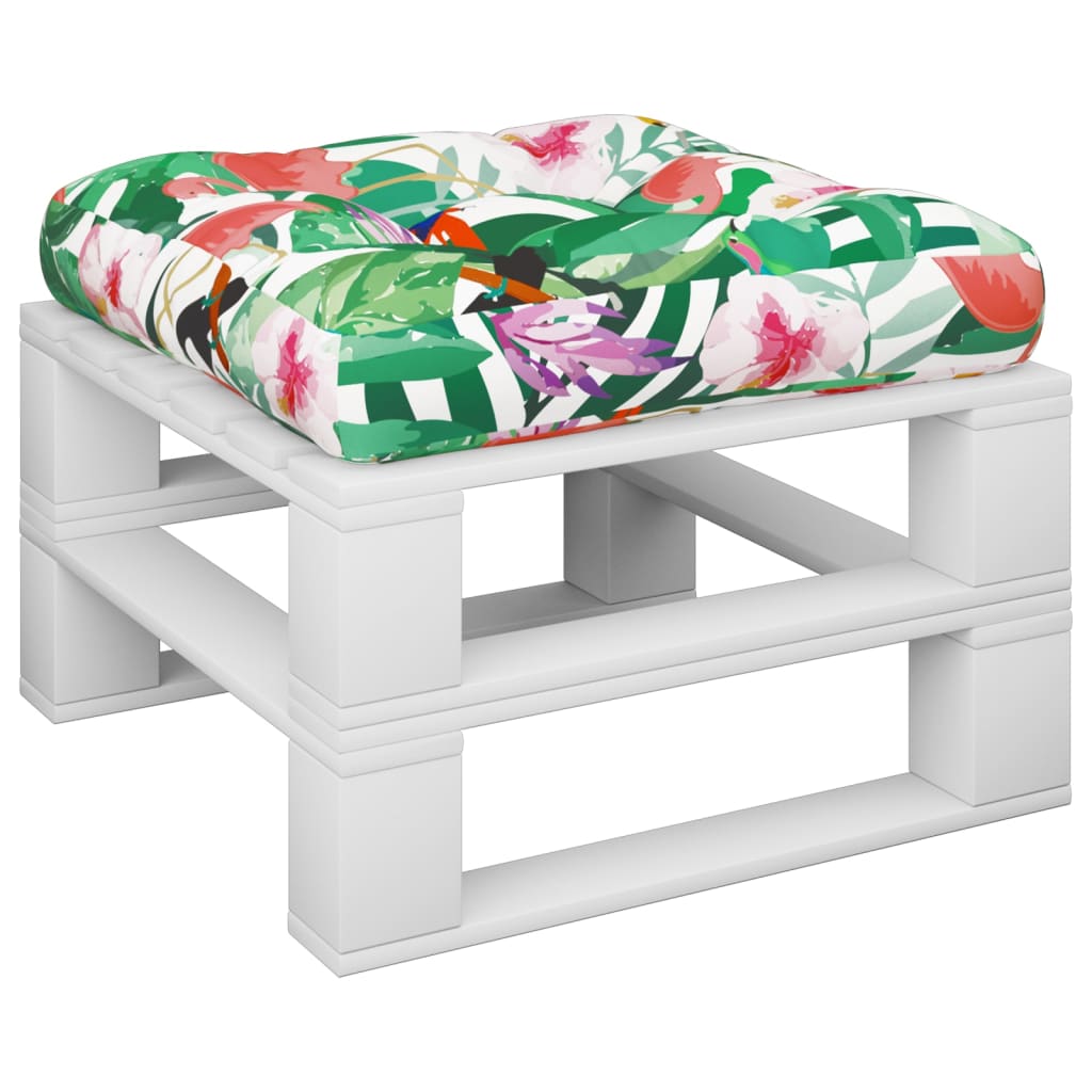 Coussin de palette multicolore 60x60x12 cm Tissu