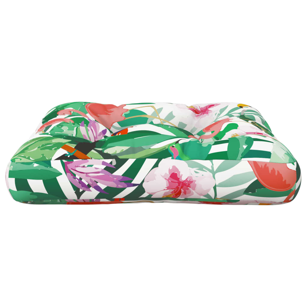 Coussin de palette multicolore 60x60x12 cm Tissu