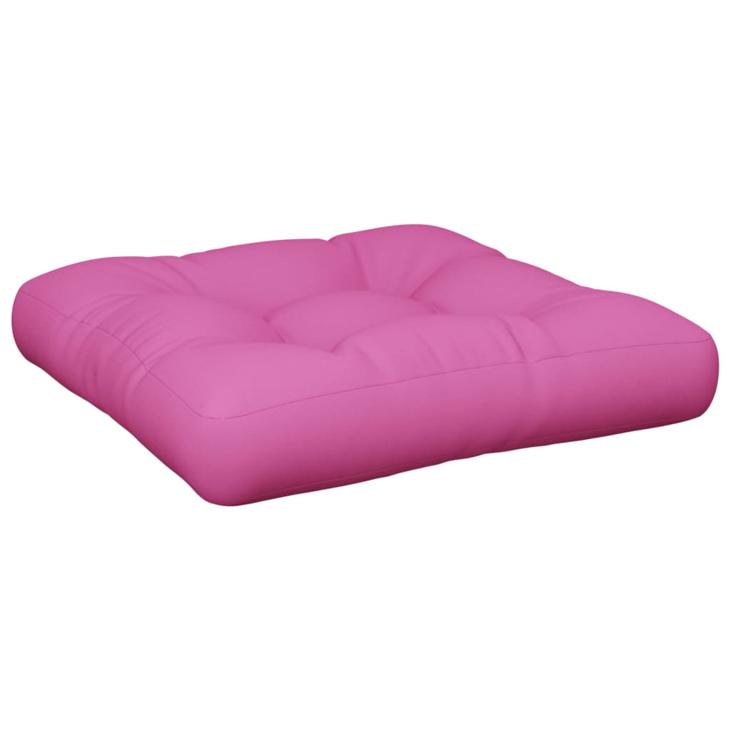 Pink Pallet Cushion 60x60x12 cm Fabric