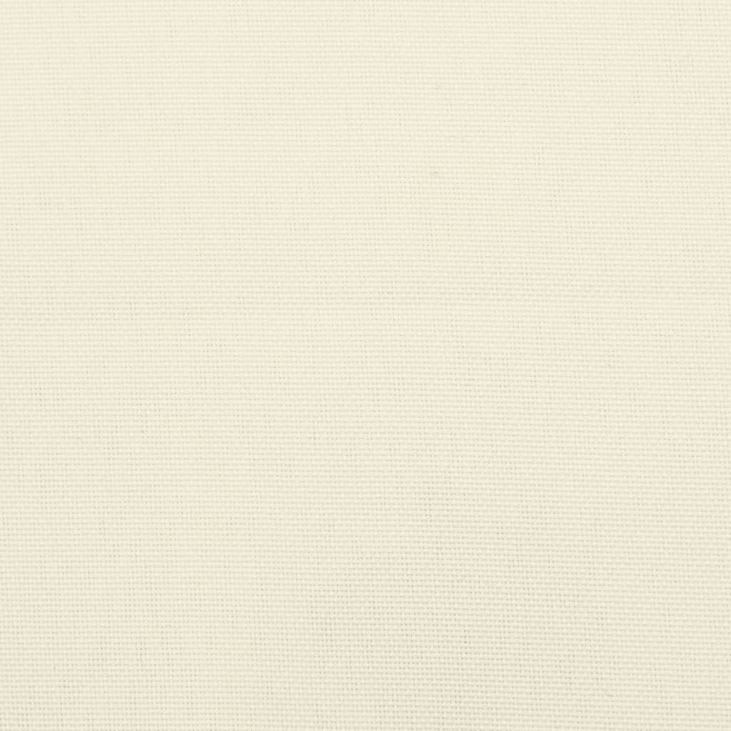 Palettenkissen Creme 70x70x12 cm Stoff