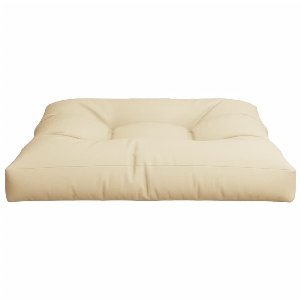 Coussin pour canapé palette beige 70x70x12 cm