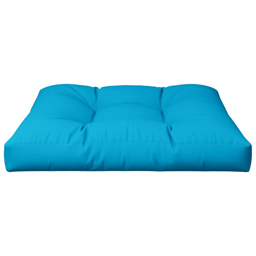 Palettenkissen Blau 70x70x12 cm Stoff