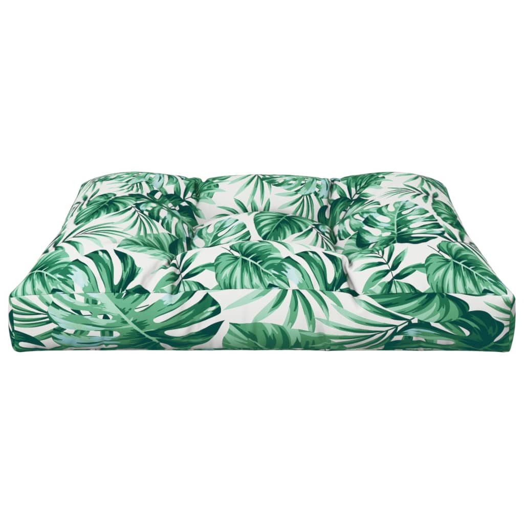 Pallet Sofa Cushion Leaf Pattern 70x70x12 cm