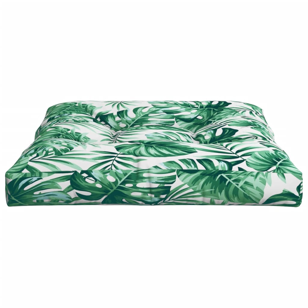 Pallet Sofa Cushion Leaf Pattern 70x70x12 cm