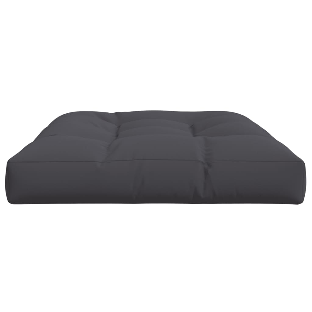 Coussin de palette Anthracite 120x80x12 cm Tissu