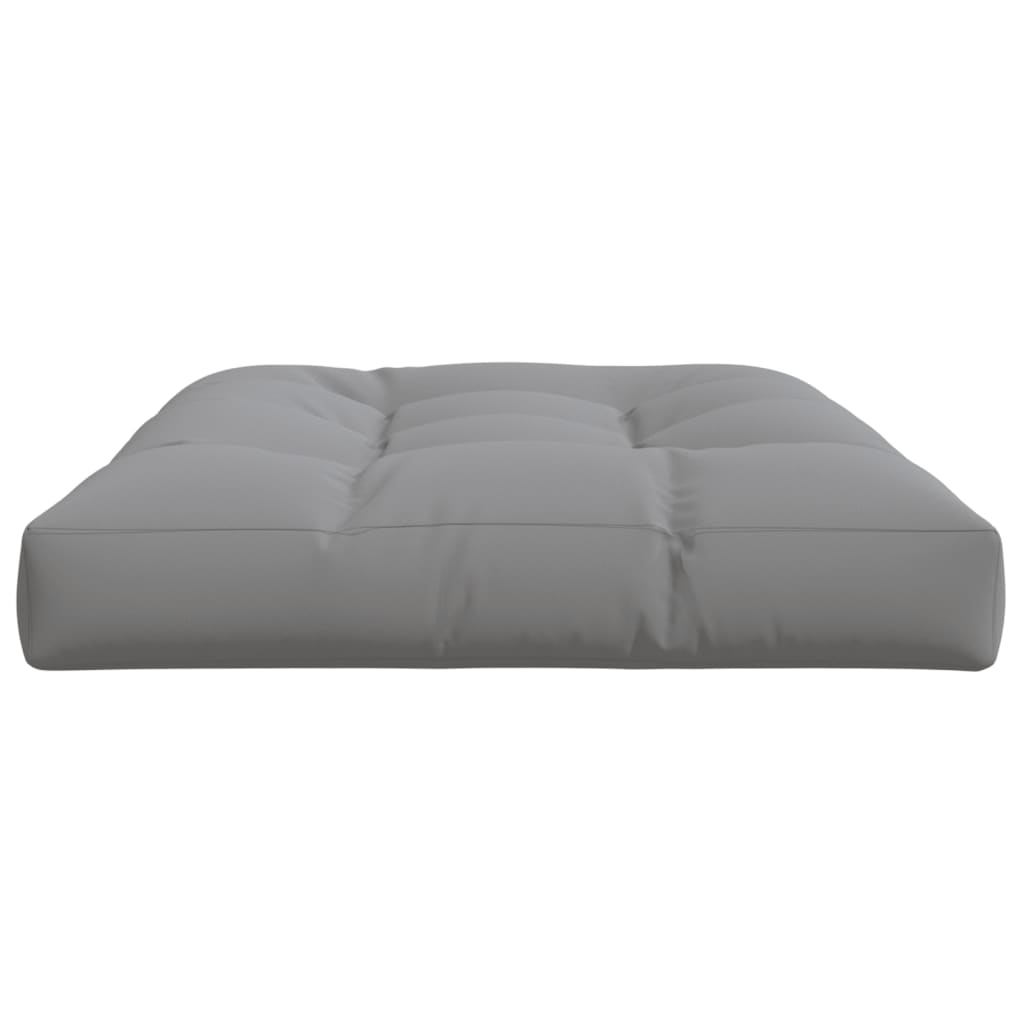 Coussin de palette gris 120x80x12 cm Tissu