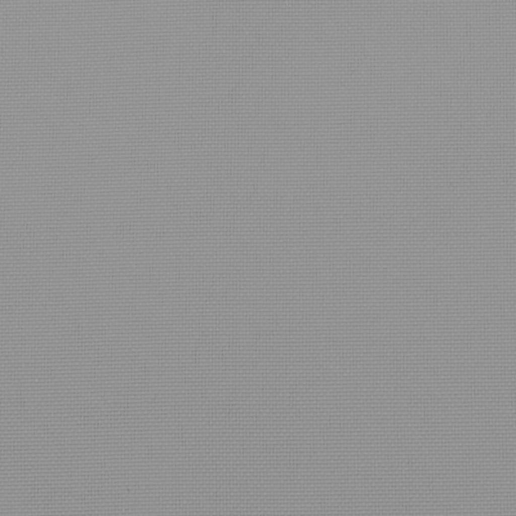 Coussin de palette gris 120x80x12 cm Tissu