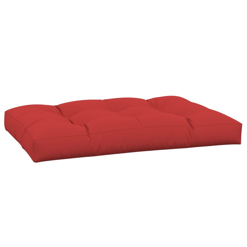 Pallet Cushion Red 120x80x12 cm Fabric