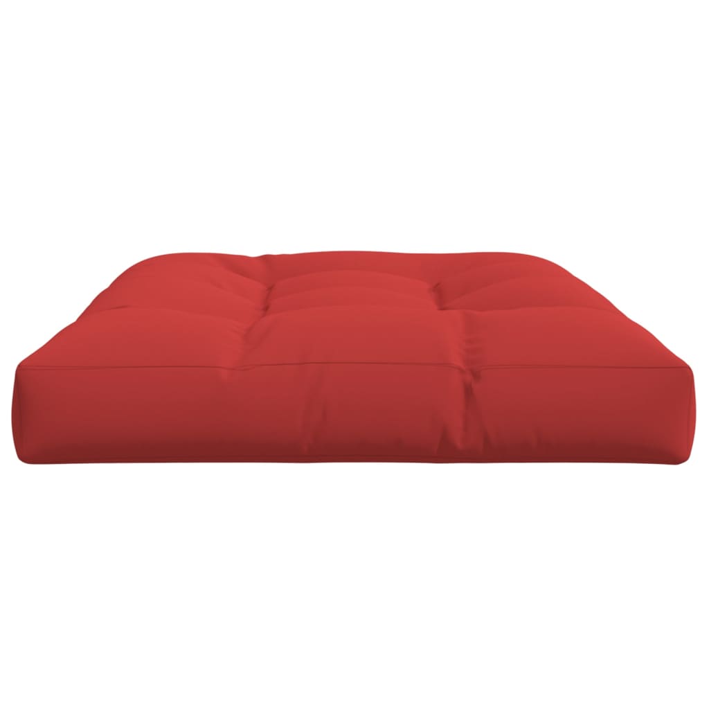 Pallet Cushion Red 120x80x12 cm Fabric