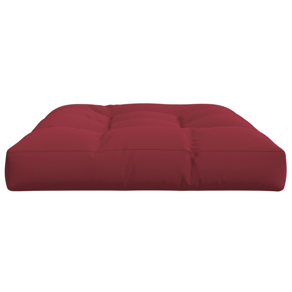 Palette cushion wine red 120x80x12 cm fabric