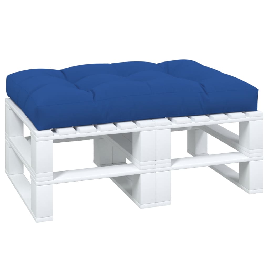 Pallet Cushion Royal Blue 120x80x12 cm Fabric