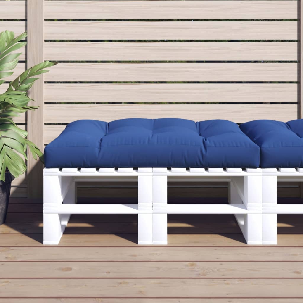 Pallet Cushion Royal Blue 120x80x12 cm Fabric