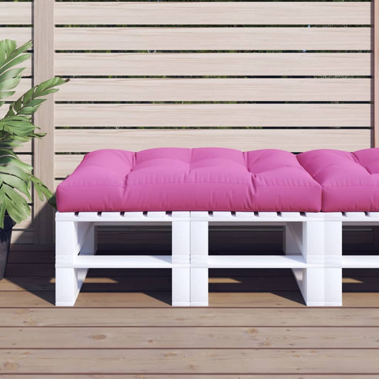 Pallet Cushion Pink 120x80x12 cm Fabric