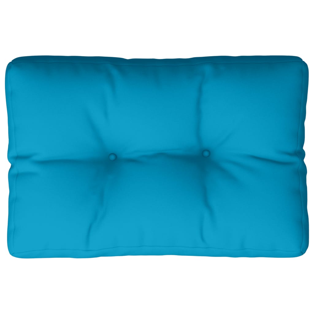 Pallet Cushion Light Blue 50x40x12 cm Fabric