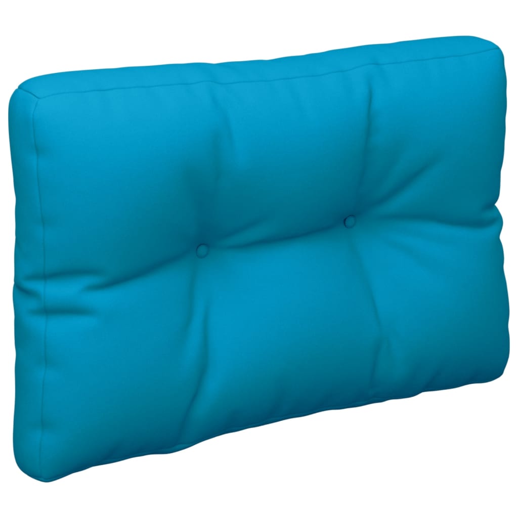 Pallet Cushion Light Blue 50x40x12 cm Fabric