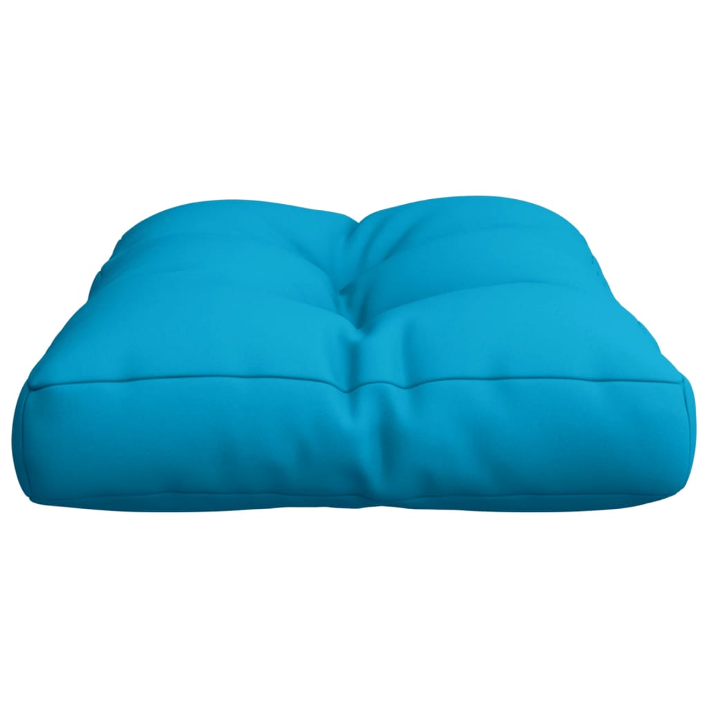 Pallet Cushion Light Blue 50x40x12 cm Fabric
