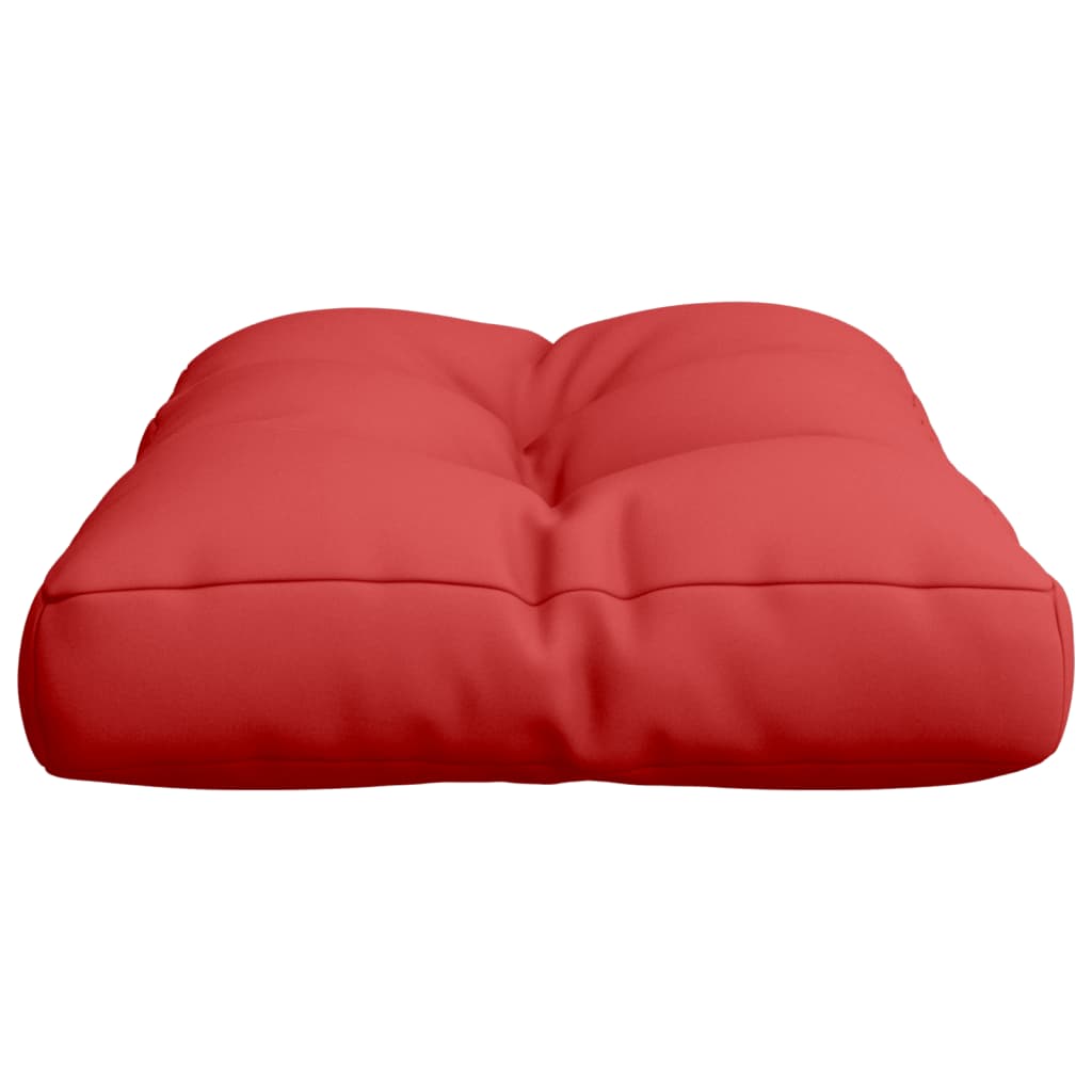 Pallet Cushion Red 50x40x12 cm Fabric