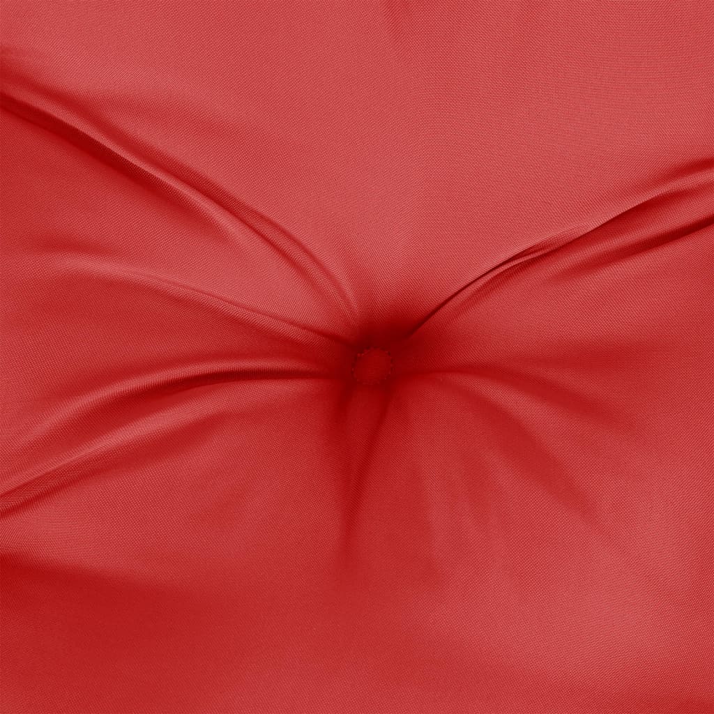 Pallet Cushion Red 50x40x12 cm Fabric