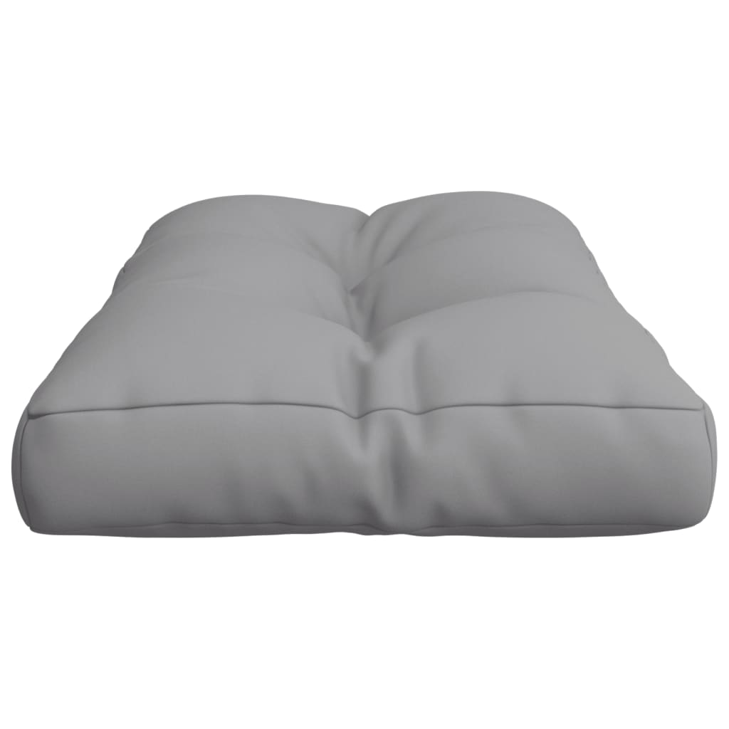 Coussin de palette gris 70x40x12 cm Tissu