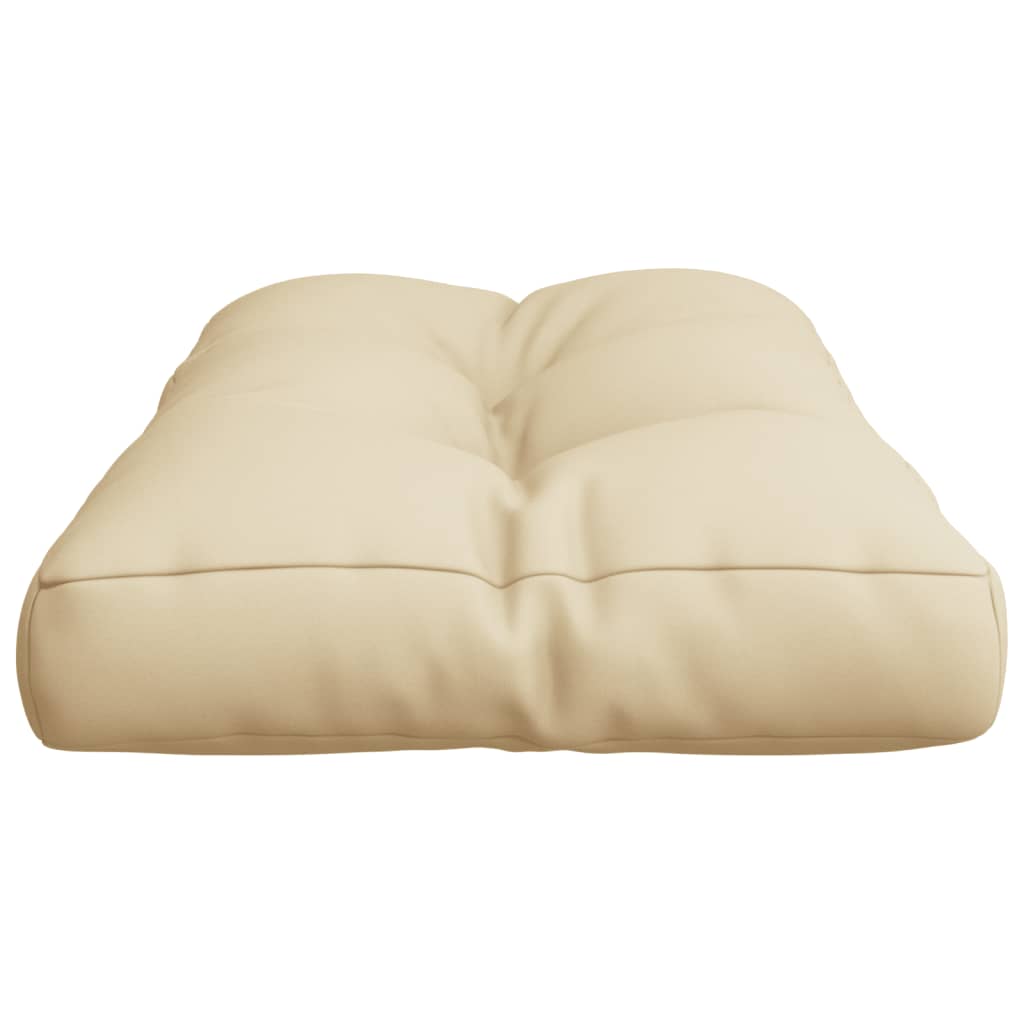 Pallet Cushion Beige 70x40x12 cm Fabric