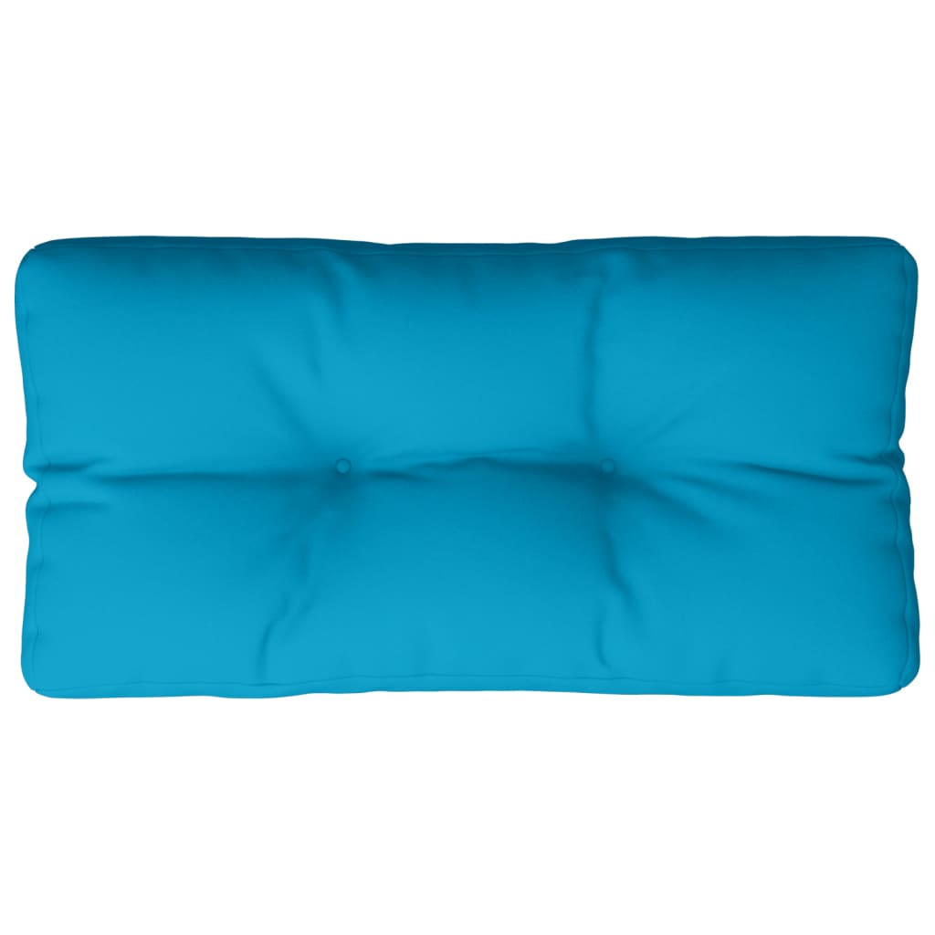 Pale Blue Pallet Cushion 70x40x12 cm Fabric