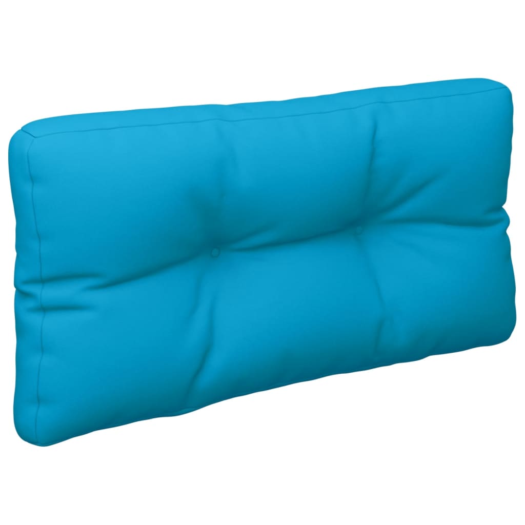 Pale Blue Pallet Cushion 70x40x12 cm Fabric