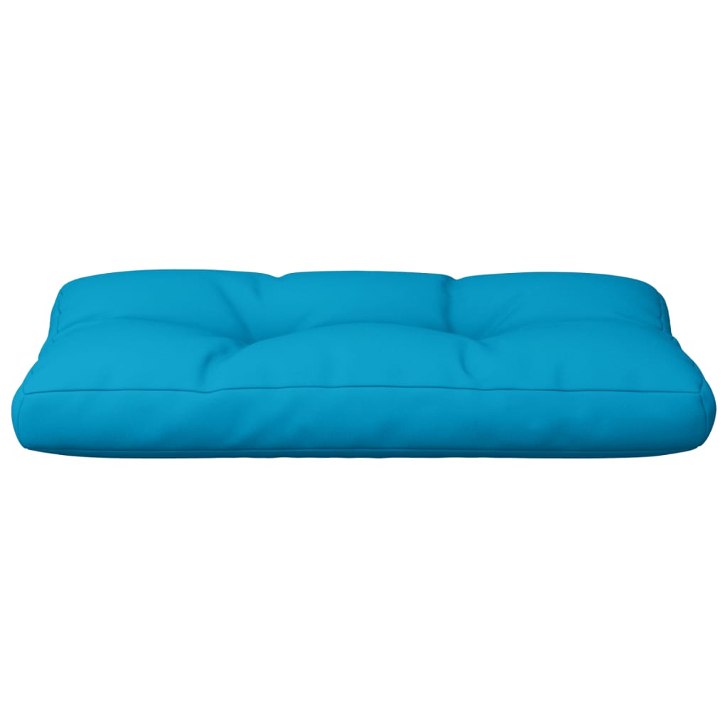 Pale Blue Pallet Cushion 70x40x12 cm Fabric