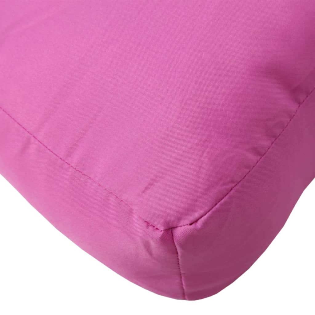 Palettenkissen Rosa 70x40x12 cm Stoff