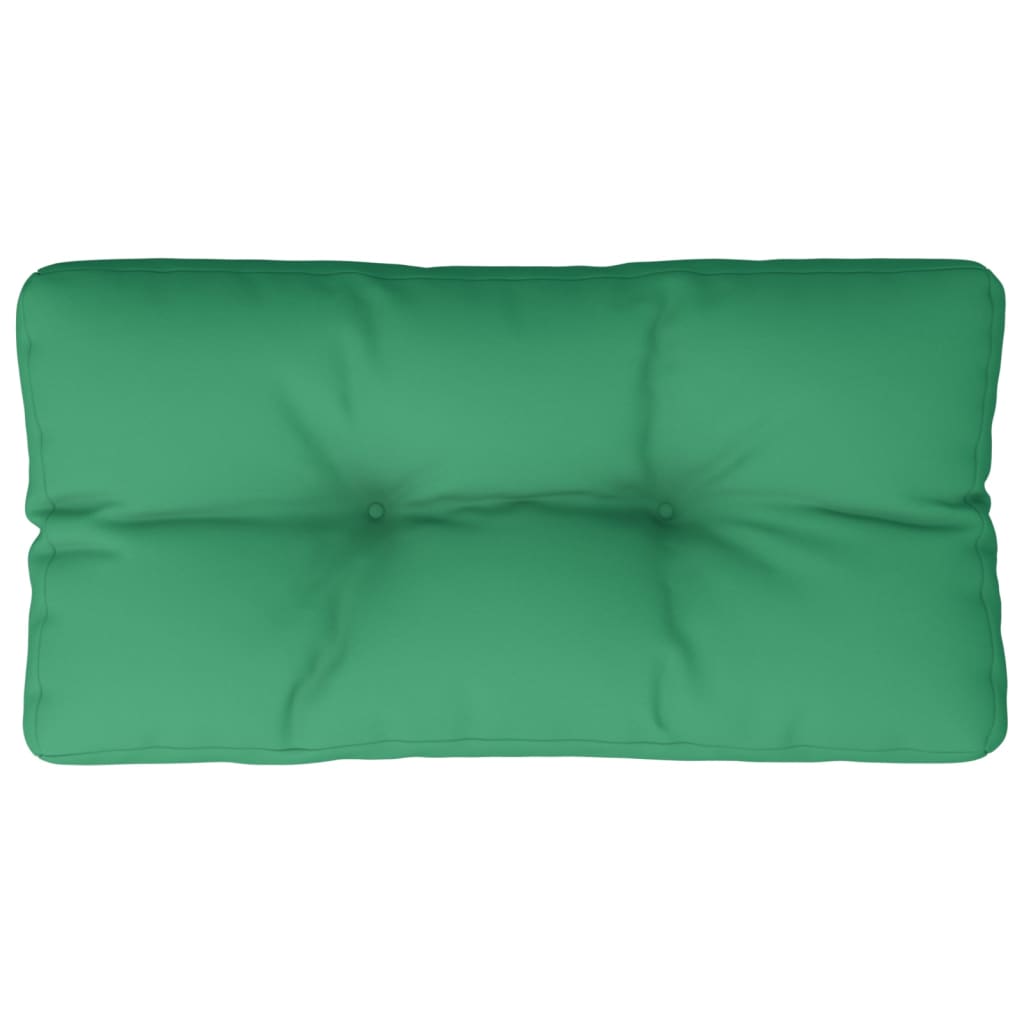 Green Pallet Cushion 80x40x12 cm Fabric